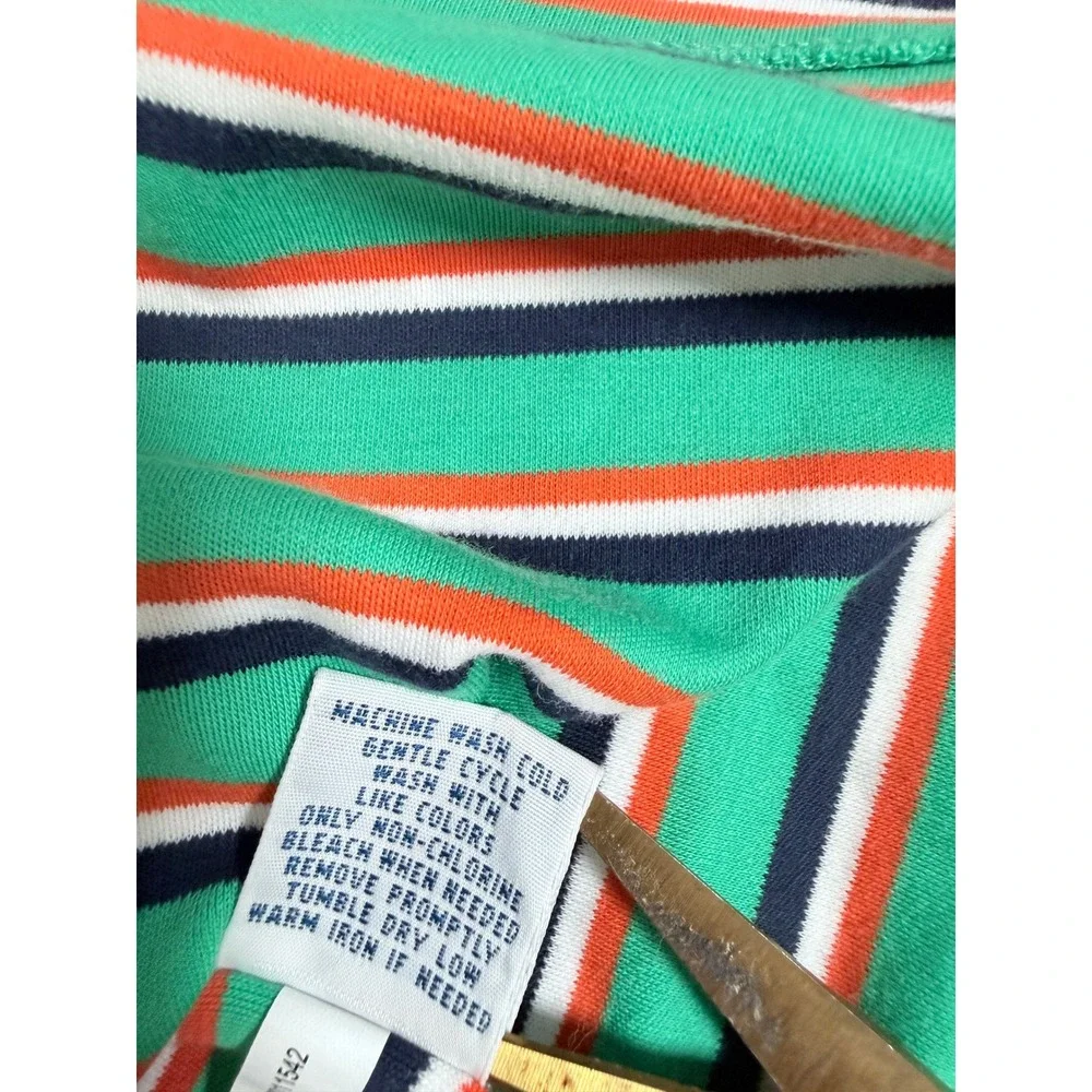 Polo Ralph Lauren Mens 2XLT Tall Multi Pony‎ Green Striped Soft Polo Shirt Golf